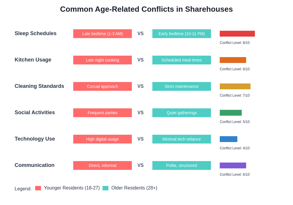 Age-Related Conflicts in Sharehouses
