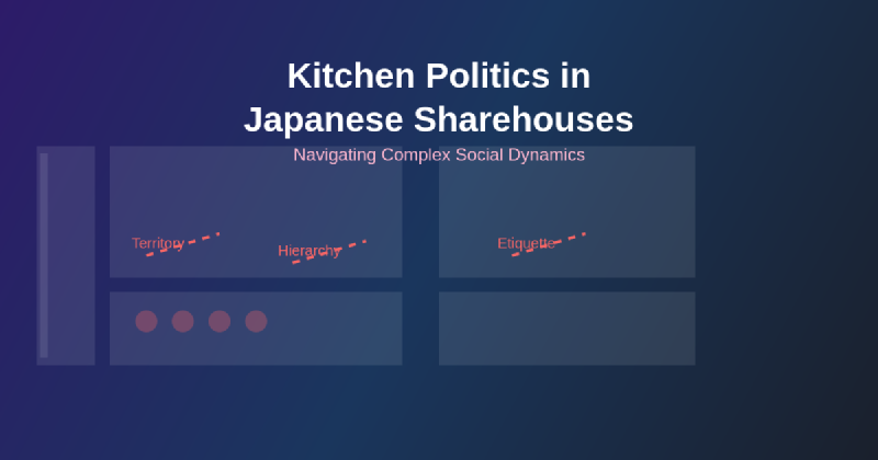Featured image of post How Kitchen Politics Actually Work in Japanese Sharehouses