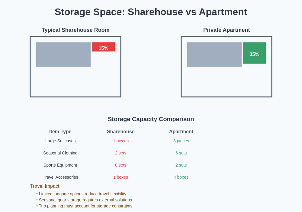 Storage Space Comparison