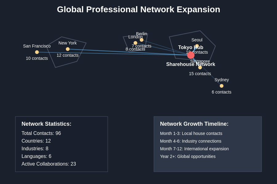 Global Network Expansion Map