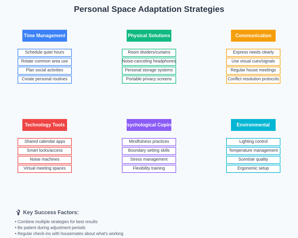Personal Space Adaptation Strategies
