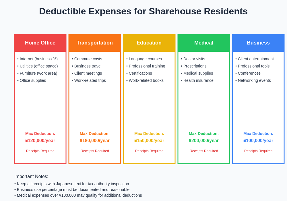 Deductible Expenses Breakdown
