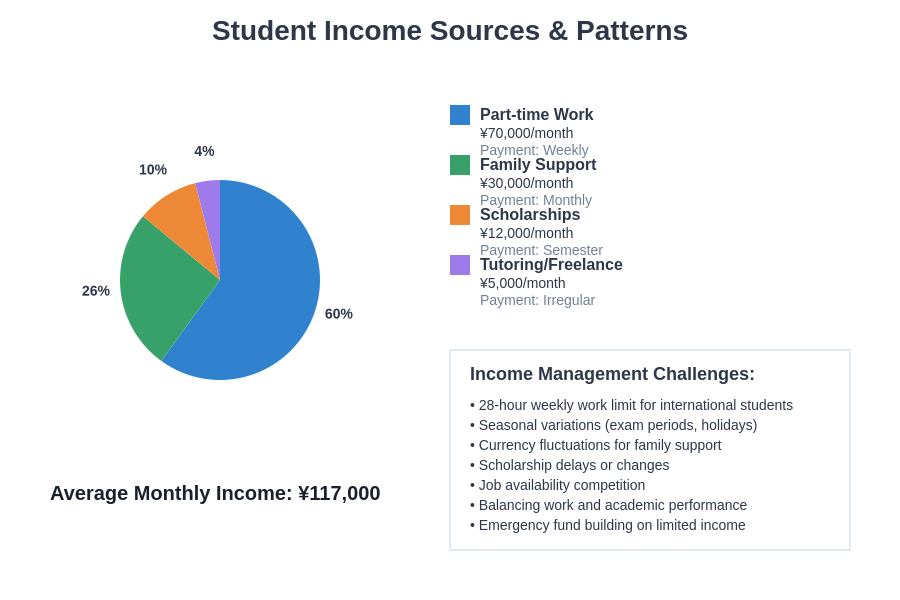 Student Income Sources and Patterns