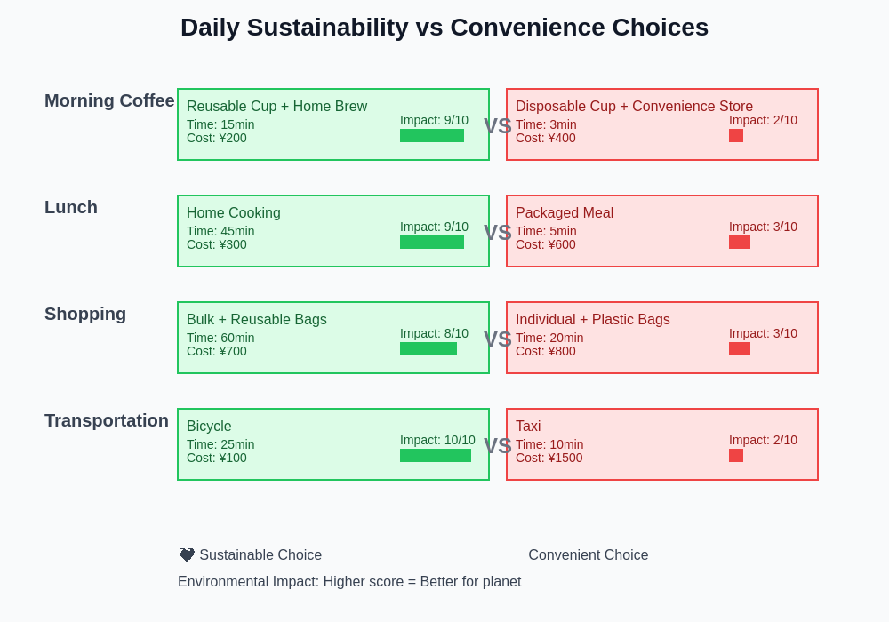 Daily Choices Comparison