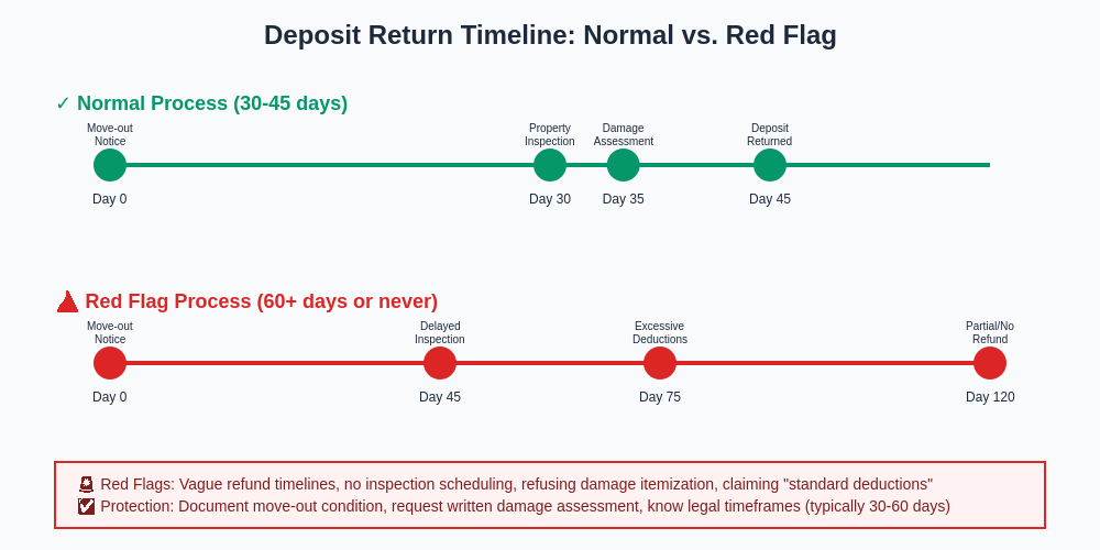 Deposit Timeline Comparison