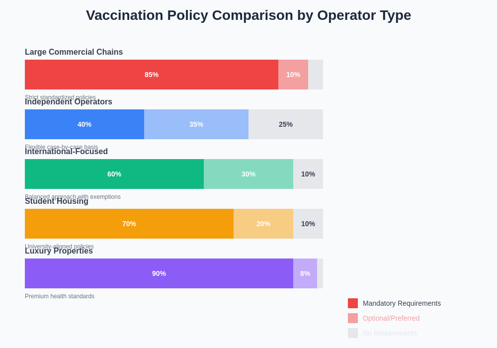 Vaccination Policy Comparison by Operator Type