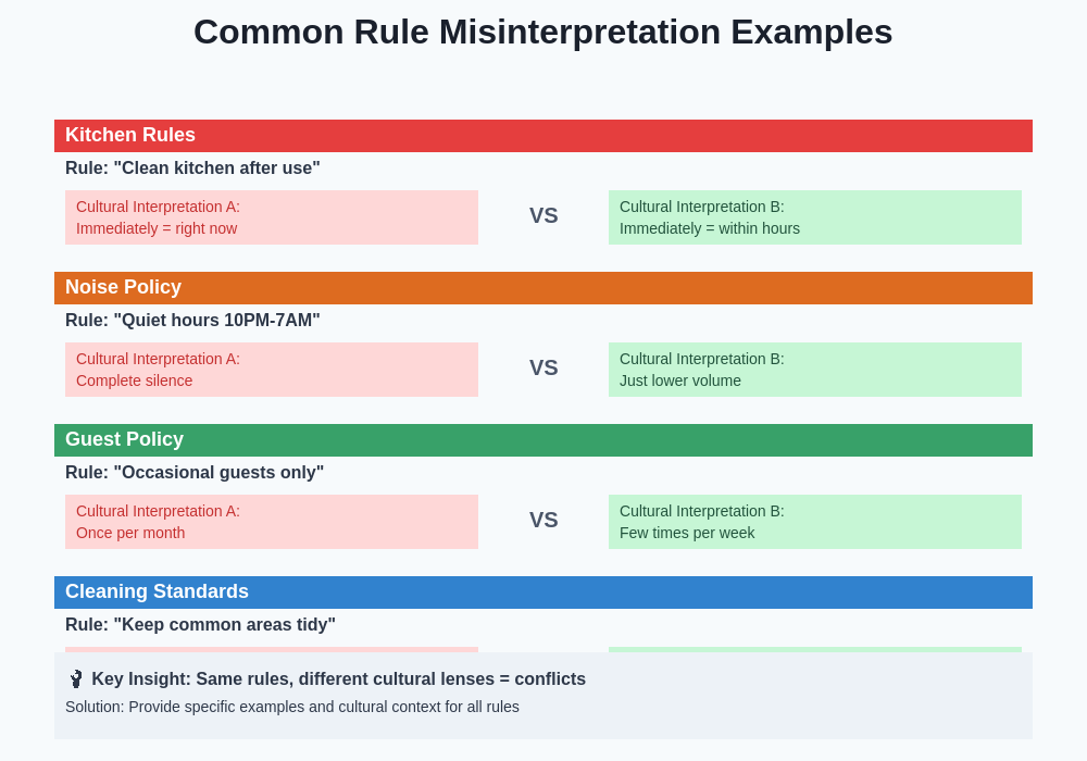 Common Rule Misinterpretation Examples