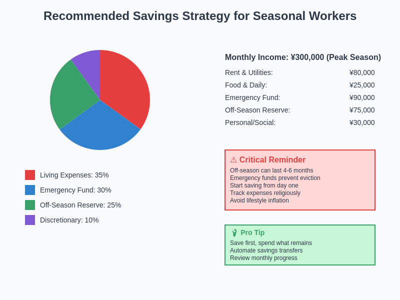 Savings Strategy Breakdown
