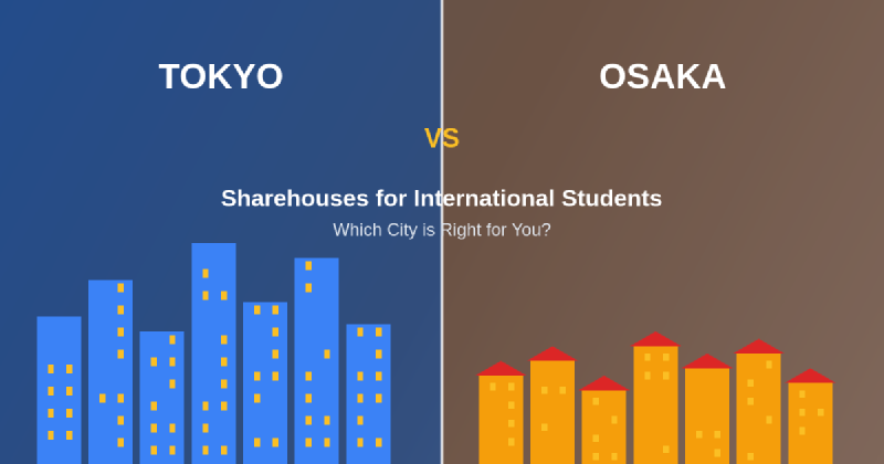 Featured image of post Tokyo vs Osaka Sharehouses for International Students