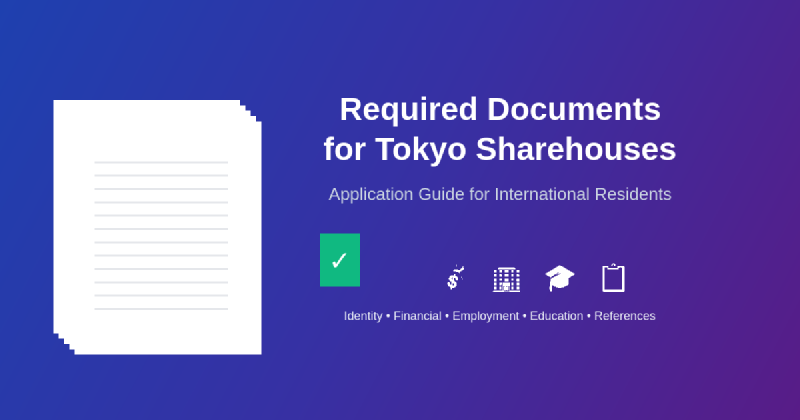 Featured image of post What Documents You Need for Tokyo Sharehouse Applications