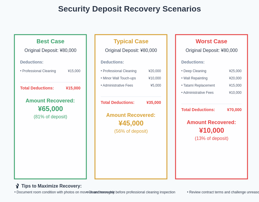 Security Deposit Recovery Scenarios