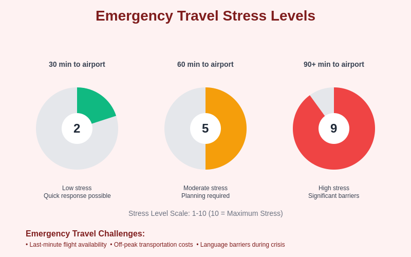 Emergency Travel Stress Levels