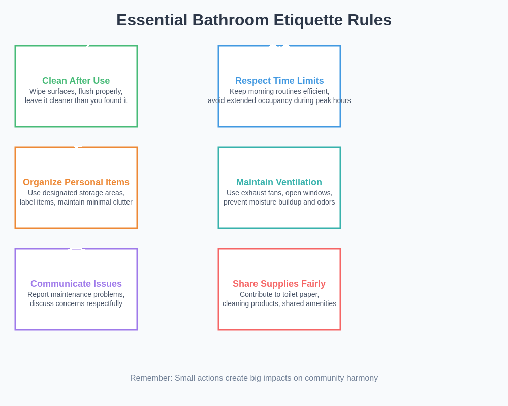 Essential Bathroom Etiquette Rules