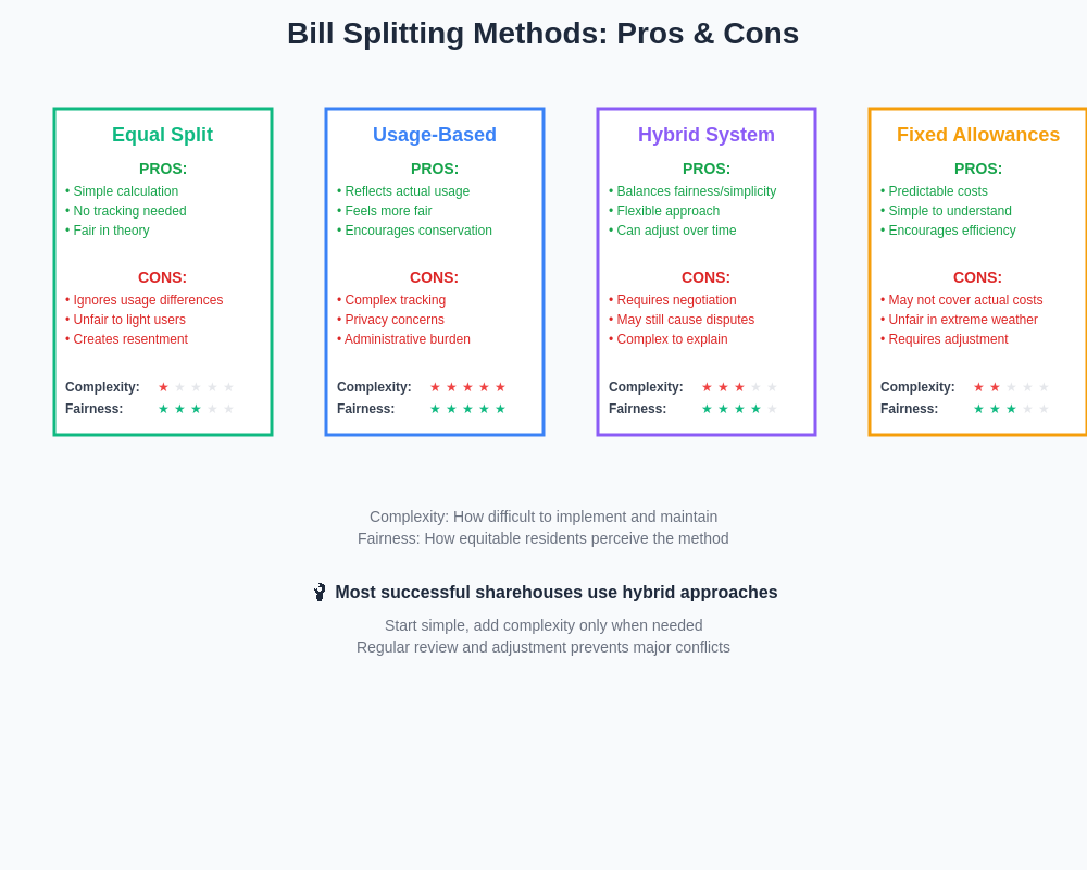 Splitting Methods Comparison