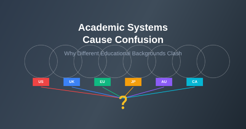 Featured image of post Why Different Academic Systems Cause Confusion
