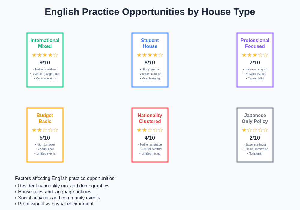 Practice Opportunity Comparison by House Type