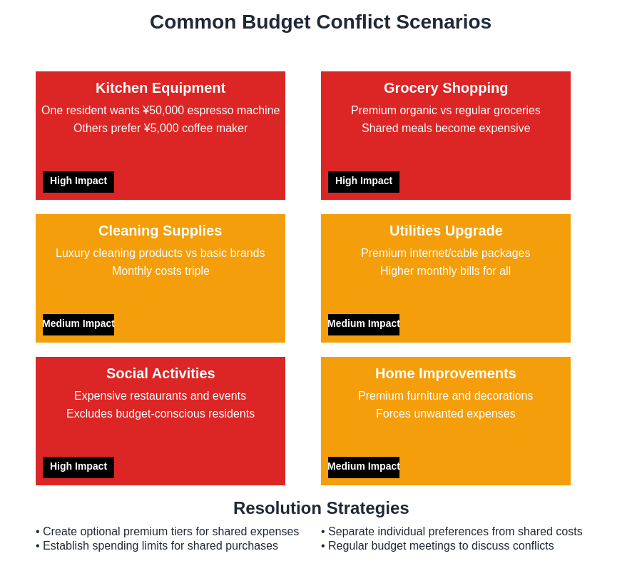 Conflict Scenarios Chart