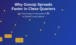 Featured image of post Why Gossip Spreads Faster in Close Quarters
