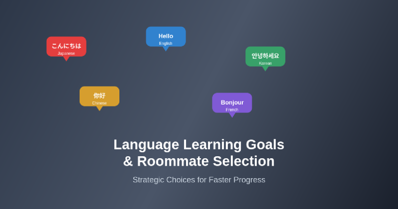 Featured image of post Why Language Learning Goals Influence Roommate Selection
