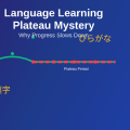 Why Language Learning Progress Slows Down