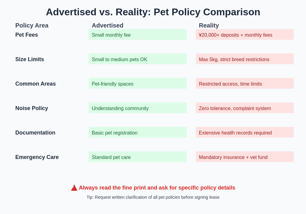 Policy Comparison Chart