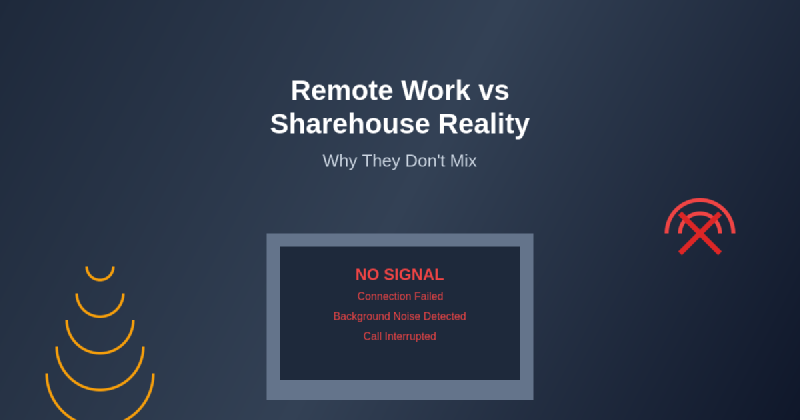 Featured image of post Why Remote Work Isn't Always Possible from Sharehouses