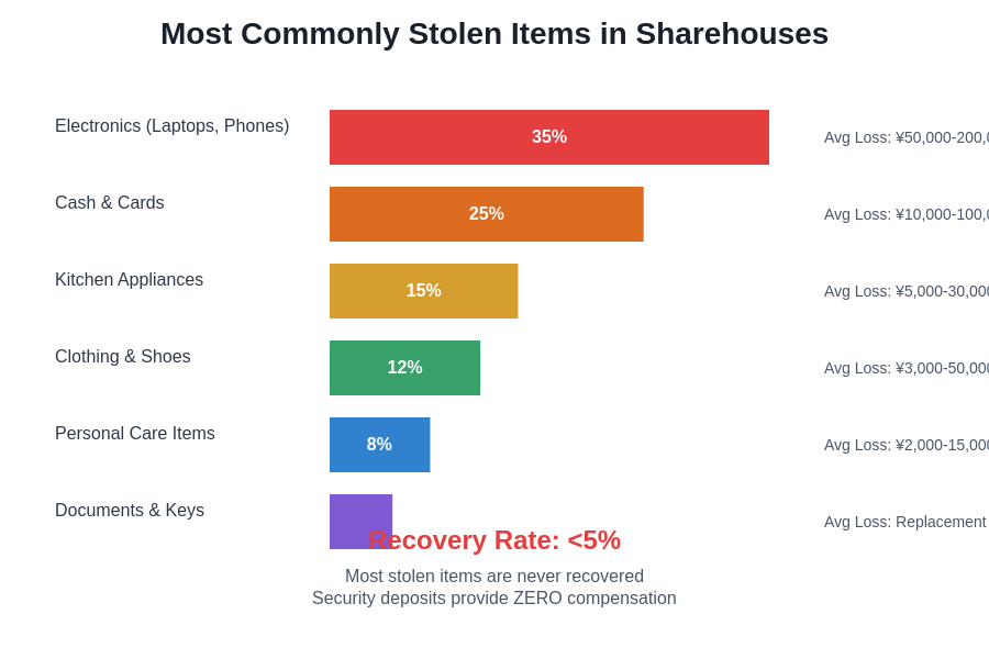 Sharehouse Theft Statistics