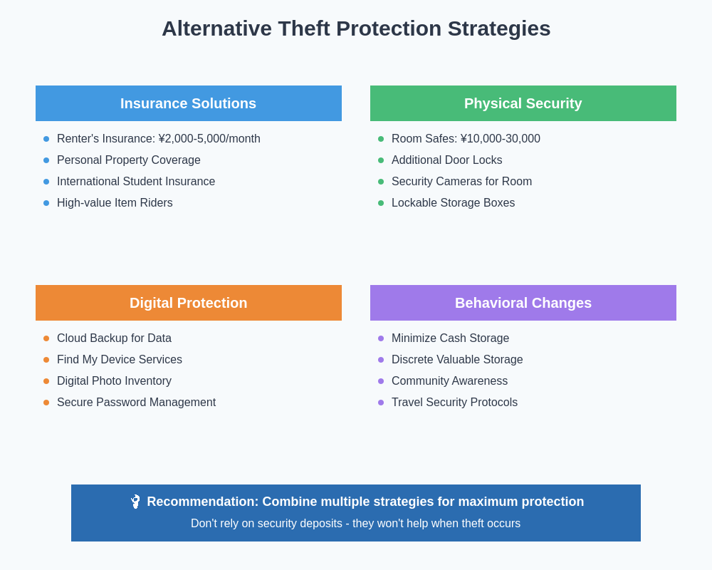 Theft Protection Alternatives