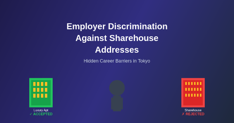 Featured image of post Why Some Employers Discriminate Against Sharehouse Addresses