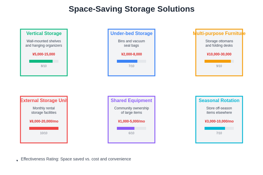 Storage Solutions Chart