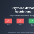 Why Some Payment Methods Aren't Accepted