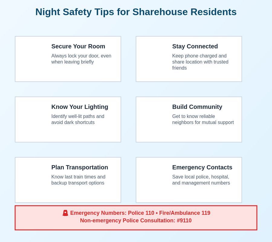Night Safety Tips for Residents