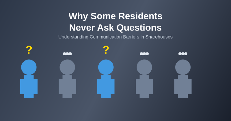 Featured image of post Why Some Residents Never Ask Questions