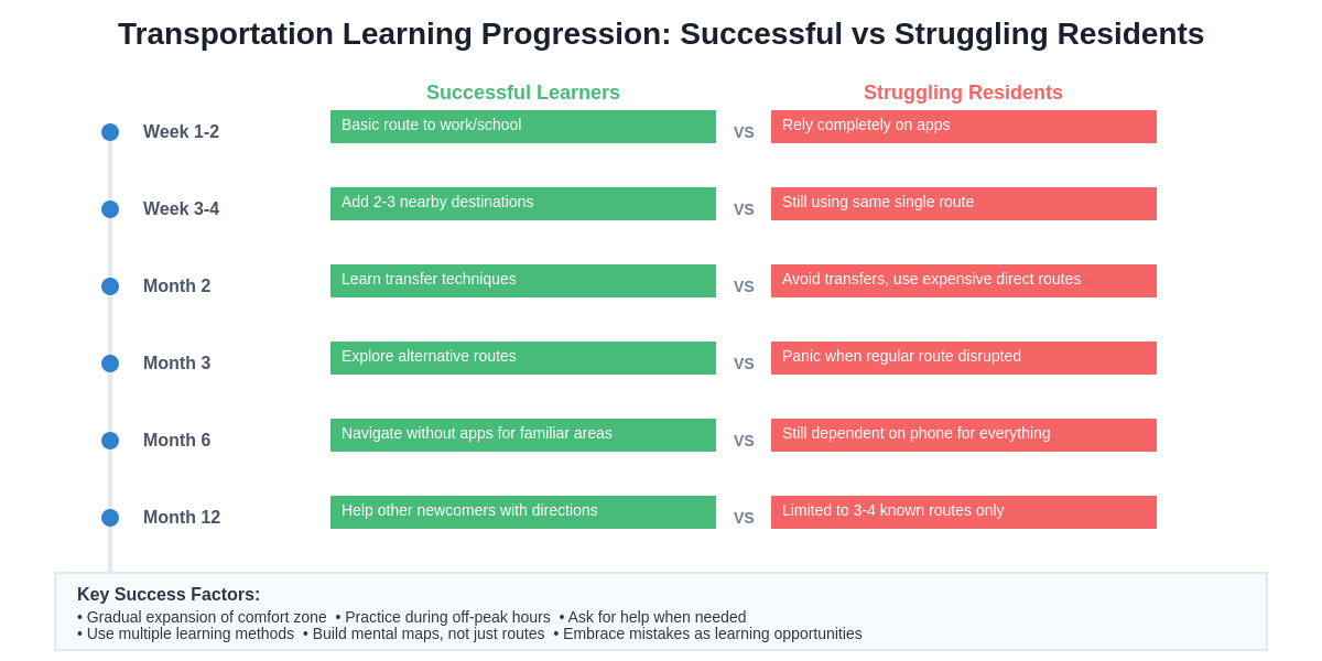 Learning Progression Timeline