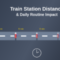 Why Train Station Distance Affects Your Daily Routine