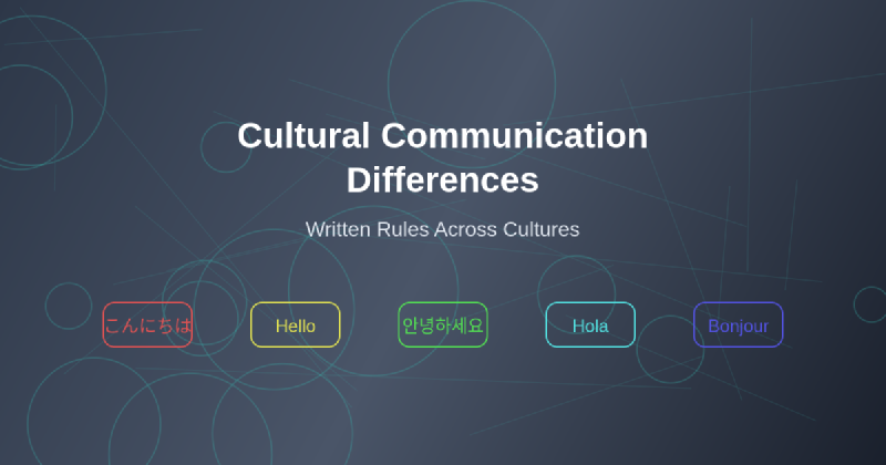 Featured image of post Why Written Communication Rules Differ by Culture